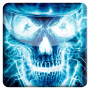 icon Neon Skull FBI Live Wallpaper for LG G6