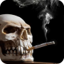 icon Smoking Skull Live Wallpaper for Lava V5