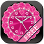 icon [Free]CUTE QLOCK Pink Diamond for LG G6