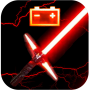 icon Lightsaber Wars Battery Widget - Force of Stars for BLU Studio Pro