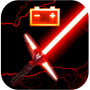 icon Lightsaber Wars Battery Widget - Force of Stars for LG K5