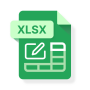 icon Edit XLSX Spreadsheets Reader for vivo X21