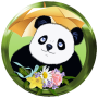 icon Cute Happy Panda