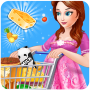 icon Pregnant Mom Food Shopping for Alcatel 3