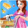 icon Pregnant Mom Food Shopping for sharp Aquos S3 mini