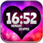 icon Love Digital Clock