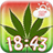 icon Cannabis Weather Clock Widget 1.3.3