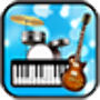 icon Band Game: Piano, Guitar, Drum for sharp Aquos S3 mini