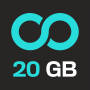 icon Degoo: 20 GB Cloud Storage for qmobile M350 Pro