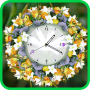 icon Flower Clock Wallpaper