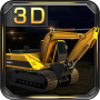 icon Heavy Excavator 3D Parking