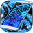 icon Blue Neon Color Keyboard 1.279.13.88