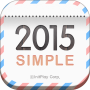 icon 탁상달력 2015 : 심플 (위젯) for Samsung Galaxy Tab 3 Lite 7.0