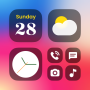 icon Color Widgets, Theme: iWidgets for swipe Elite Max