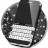 icon Keyboard Black and White Theme 1.279.13.89