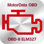 icon MotorData OBD2 ELM car scanner for itel Wish A41+