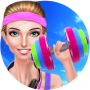 icon Gym Girl: Fitness Beauty Salon for Samsung Galaxy Pocket S5300