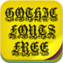 icon Gothic Fonts Free for Inoi 7