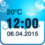 icon Weather Clock Widget for Cubot Max