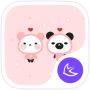 icon Cute Panda Baby theme & HD wallpapers for UMIDIGI Z2 Pro